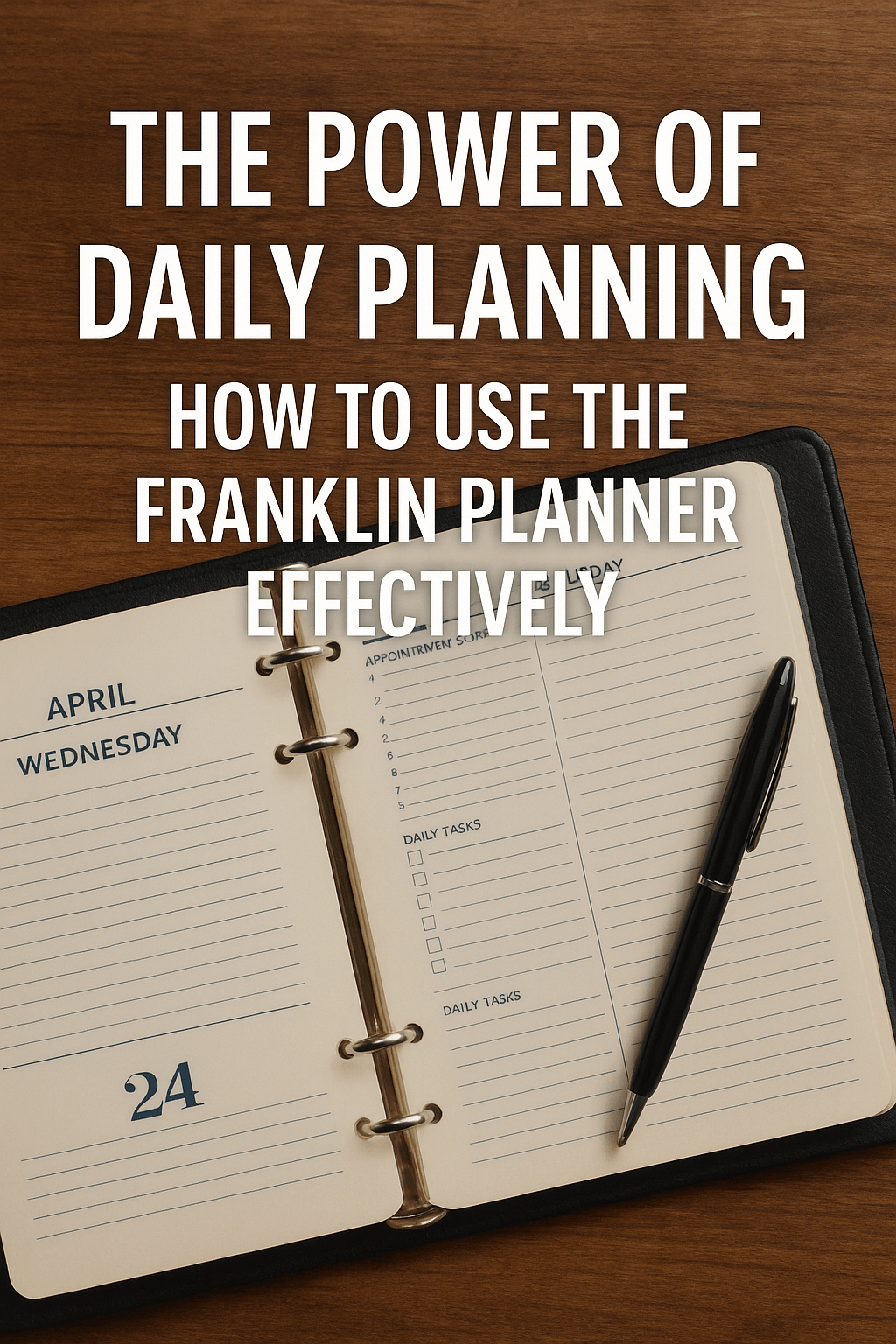 Take control of your daily planning today by incorporating the Franklin Planner into your routine. With its proven track record and comprehensive approach, I'm confident that it will help you achieve success like never before.