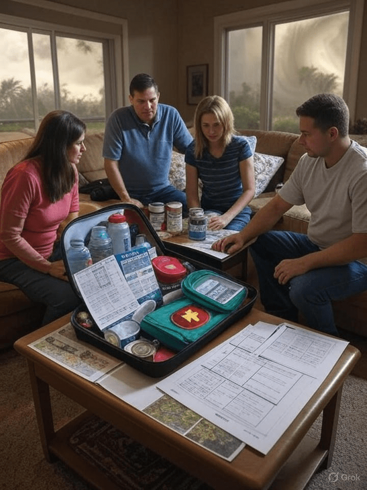 A cornerstone of preparedness is creating a family emergency plan.